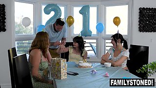 21st Bday Fam Three way