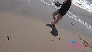 Selina Imai's Beach Passion in a Close-Up Moment