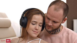 Big Tits Teen Pounded by Tutor in Flexible Positions