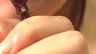 Giantess Stepsister Humiliates Tiny Stepbrother by Sucking Him Like a Candy Then Rubbing Him Against His