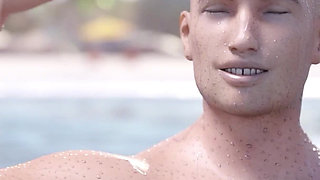 Big Tits Stepaunt MILF Outdoor Beach Pussy Rubbing with Huge Cock Stepnephew Right Behind Her Cuckold Husband - Heart Problems