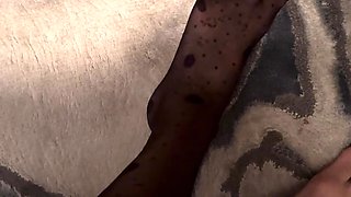 Foot fetish Handjob POV