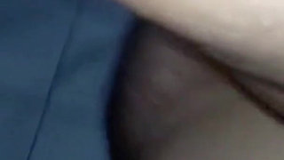 Wife Is Embarrassed to Be Filmed, but Her Husband Films Himself Eating Her Little Ass!
