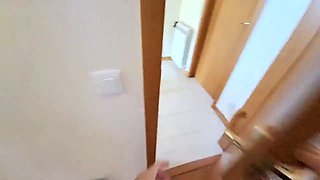 Maid in Jeans and Flip Flops Signs Agreement to Fuck 1 Minute Every Hour Until Her Boss Cums