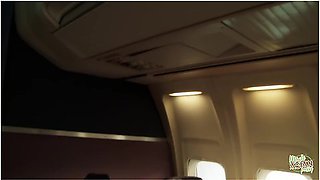 Two Kinky Stewardesses Licking Each Others Cunts In The First Class