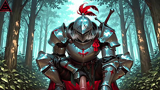 Voyeur Knight Watches Nymph Touch Her Wet Pussy. Then She Pulls Him In for Hard, Dripping Forest Fucking  ( AI Generated )