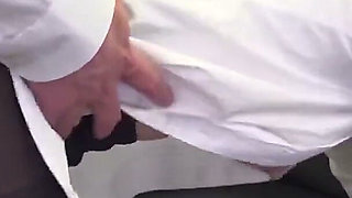 Black Pantyhose Boss - Her Teasing Panty Flash Turns Into Stress-relief Sex - Cut3