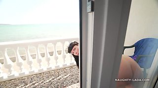 MILF Naughty Lada Flashing in high-quality