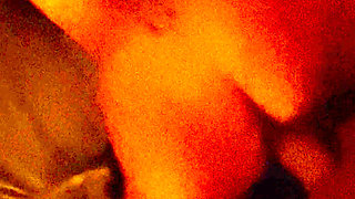 Amateur brunette's pussy swallowing Giant Cock!