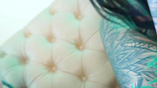 Alt Babes with Pierced Pussies Strap on Anal Fuck