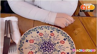 Busty Big-assed Slut Gets Fucked Hard In A Public Restroom At A Restaurant
