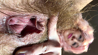 Amateur Girl Showing off Her Hairy Body