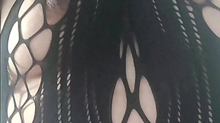 See how I play with me, caressing me for you