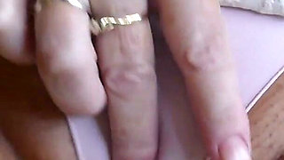 Close up Pussy Play & Panty Sniffing on My Moist Wet Crotch