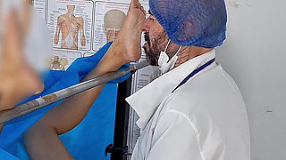 Gynecologist Sticks It up Married Woman's Ass During Exam