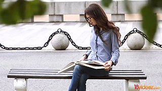 18 Videoz - Ariana Shaine - Casual teen fuck on rainy day