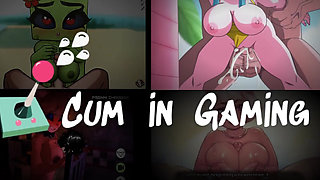 HaremVSZombies Hentai Game Ep.4 FEMALE DOMINATION BLOWJOB in bed !