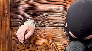 Breathplay with Two Merciless Dommes While He's Tied up to a Pillory