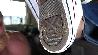 Lick Dog Shht off the Bottom of My Sneaker!! (yes, It's Real)lick Dog Shht off the Bottom of My Sneakers!! (yes, It's Real)