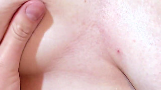 Husband Always Gets Turned on Watching His Chubby Wife Shower - Real Amateur Married Couple