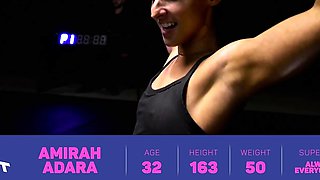 Hot Girls In Competitive Extreme Oil Sex Fight - Amirah