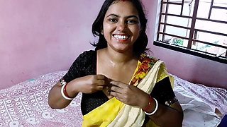 Pussy sealed ass" Komal's husband is very sexy wearing a cleansing jeans top.