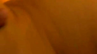 Cute teenage babe is having a great time in the kitchen