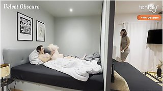 Accidental Ffm Threesome: Sex Doll + Maid Ends In Deep Creampie - Lina Paige