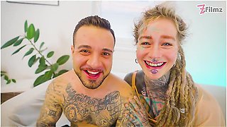 Tattooed Queen Takes Giant Italian Cock Anal Destroyed, Deepthroat & Cum-soaked
