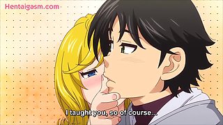 Honey blonde hentai beauty explores sensual action in steamy animated fantasy