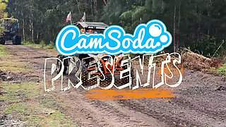 Yeastyboiz: Curvy Big Tits Girls Play & Squirt on Monster Truck While Duct Taped Guy Gets Handjob