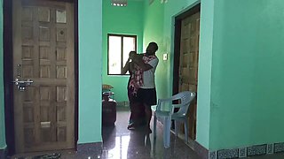 Sexy indian housewife chitting her husband, fucking by a gas delivery boy