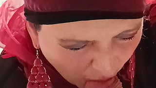 An Azerbaijani Woman in a Hijab Swallowed Sperm.