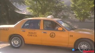 Big Tits Blonde MILF Cab Driver Trades Sex for a Ride in Public Outdoor Car Fuck