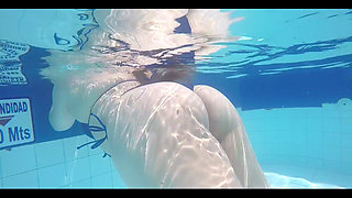 In the Pool Showing off My Ass