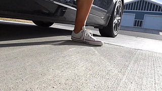 Massage My Goddess Feet! (after Workout)!