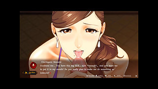 Hentai Game - Professional Deepthroat Performance - A Gigantic-Breasted MILF's Devotional Oral Service - NTR Hentai