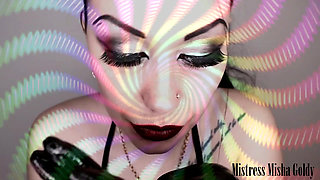 My shiny gloves own you! Strong mind fuck & JOI