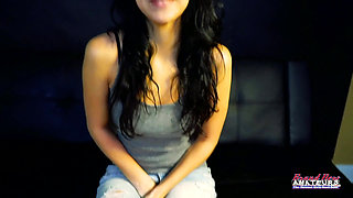 Sabrina Petite Inked Brunette Hairy Sloppy BJ Rimjob Passionate Play!