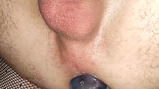 Wife Insertion Bottle in My Ass