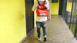 Lucky Delivery Guy Fucks Two Very Slutty Latinas