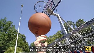 CUCK4K – Horny Slutty Wife Fucks Big White Cock While Obedient Cuckold Husband Watches