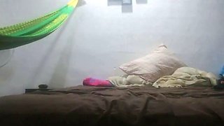 Solo Female Squirts on Webcam with Sex Toy