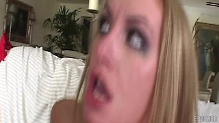 Double Fucking Action With Blonde Hoe - Blonde