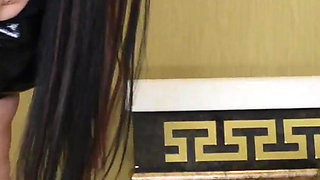 Skinny Top Girl Swallow Big Pee of Her Mistress - Drink All My Pee Sweet Girl!!