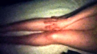 Blonde Teen Babe Masturbates on Webcam Before Bed