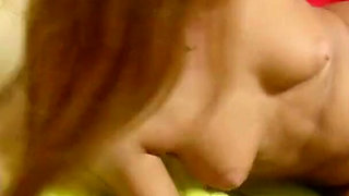 Blonde skinny teen gets fucked in the ass by step brother until orgasm