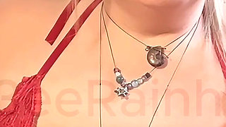 Sexy Chainsmoking BBW MILF Works & Posing in Red Patent Pumps