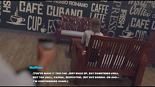 Beautiful and Mature MILF Fucked and Creampied by a Lonely Barista Boy