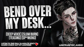 (male dom) Cocky Professor Spanks Your Ass Raw - YSF - male moaning